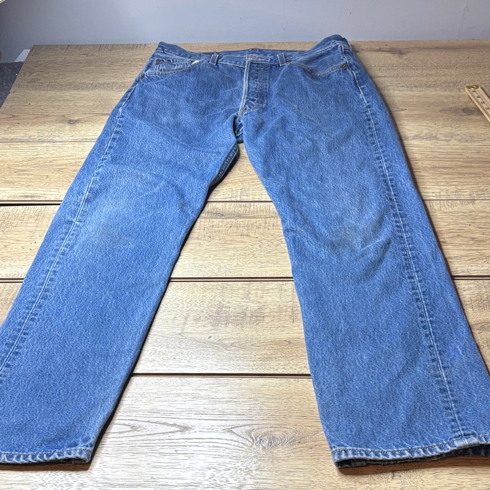 Men’s Levi’s 501 Button Fly Jeans Size 34x36 altered to 34x32